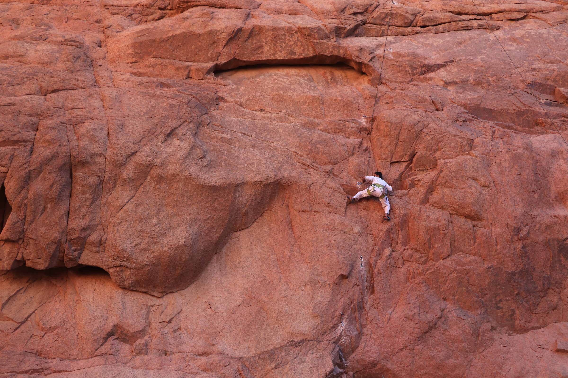Momen on the Route "Alderiat" bolted by Wolfgang