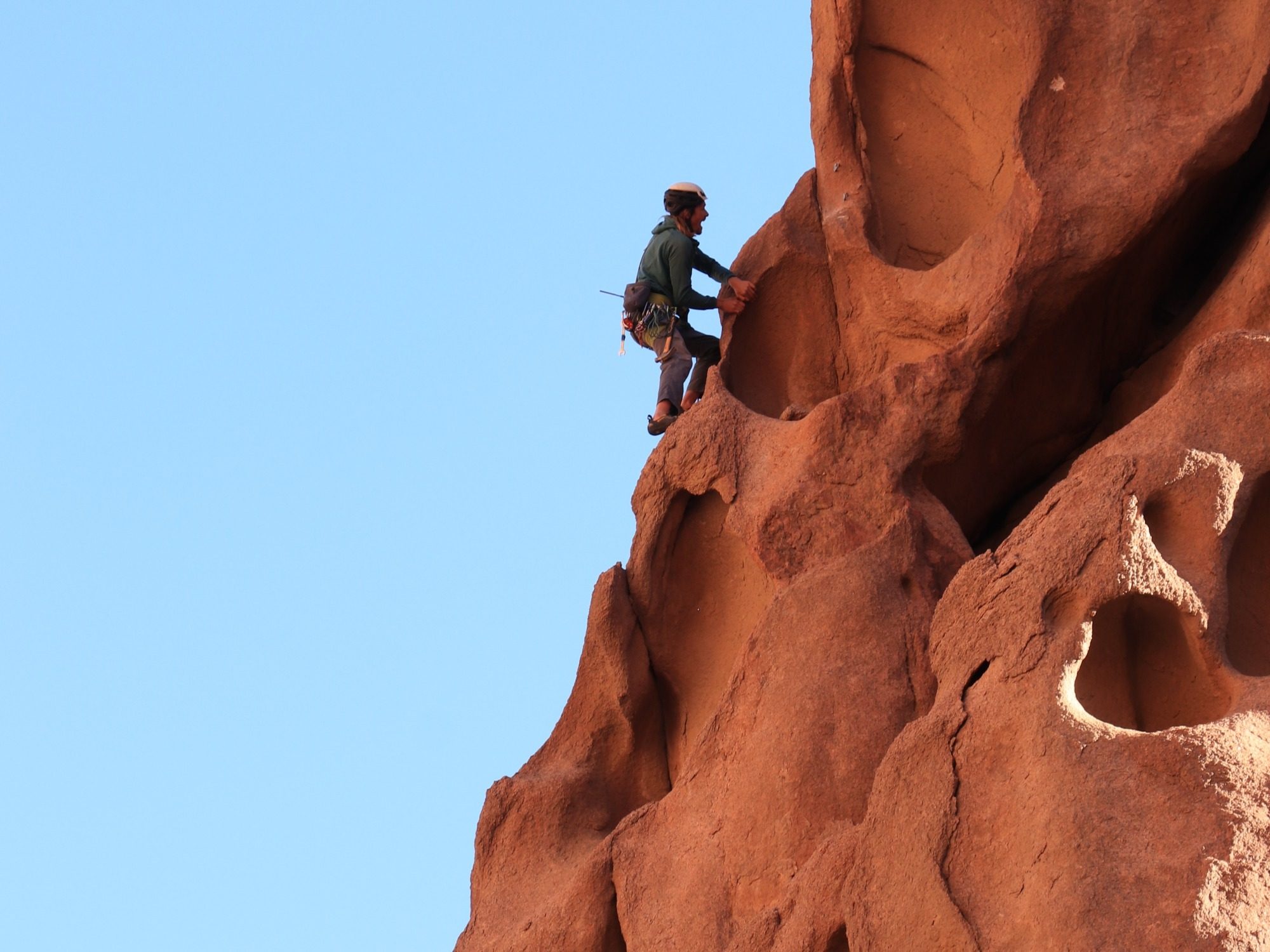 Timo testing the new line "Winds of Wisdom"